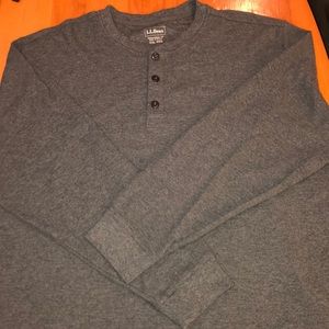LL Bean Gray Thermal Men’s Size XXL